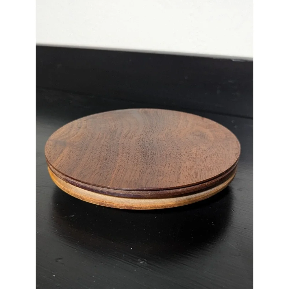 FATHER'S DAY‎ IDEA Hand-Turned Trinket/Storage Box Multi-Layer With Fitted Lid